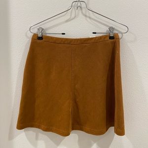 Mini light brown skirt